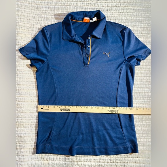 Puma Dry Cell Blue And Orange Women’s Golf Polo, Size L - Picture 8 of 11